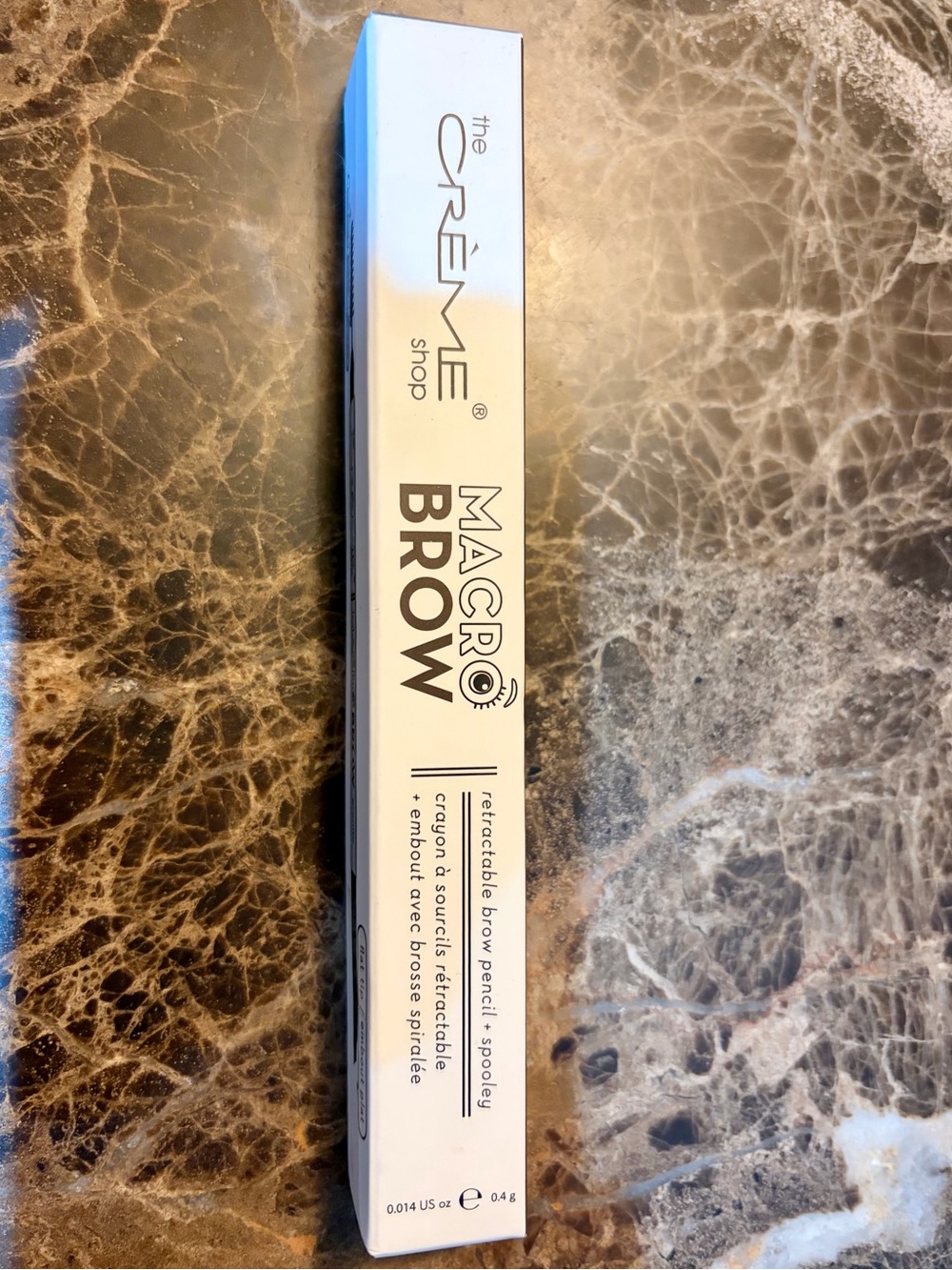 The Crème Shop Macro Brow Retractable Brow Pencil - Granite (Soft Black) 🖤💕